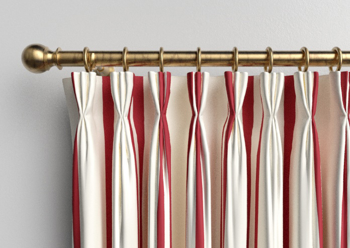 Winnies Stripe, Pillbox - Made to Measure Curtains - Image 11
